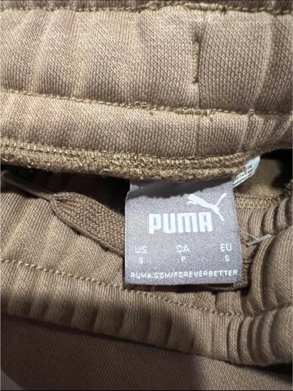 Hyrox Puma Men's Taupe Joggers with White Logo